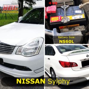 Saiz Bateri Nissan Sylphy
