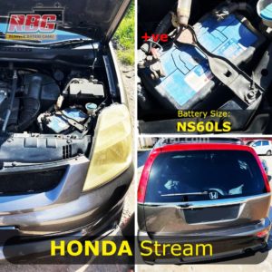 Jenis Bateri Kereta MPV Honda Stream