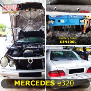 0-bateri kereta mercedes e320 DIN100